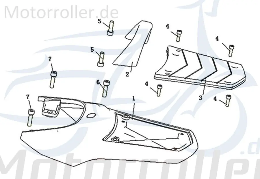 SMC Schraube M8x30mm Keeway Flash 50 Roller B02050803064 Innensechskant-Schraube Innensechskantschraube Maschinenschraube Scooter Jetzt Bestellen