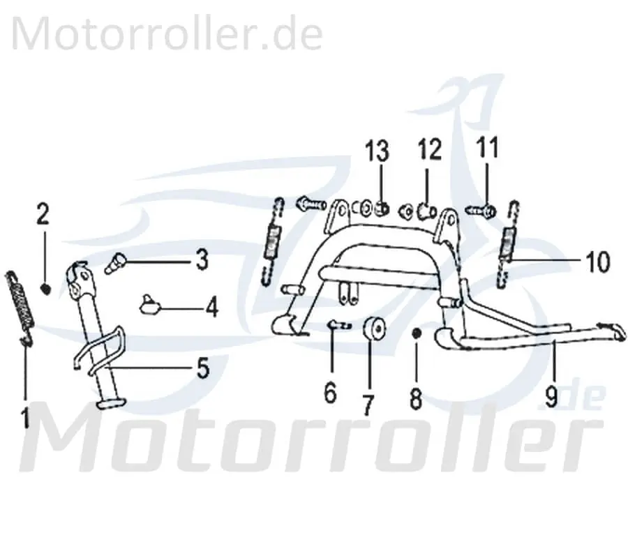 Preiswert Bundmutter M8 Jonway Insignio 250 DD Flanschmutter 750417 Sechskantmutter Sechskant-Mutter Flansch-Mutter Maschinenmutter Bund-Mutter