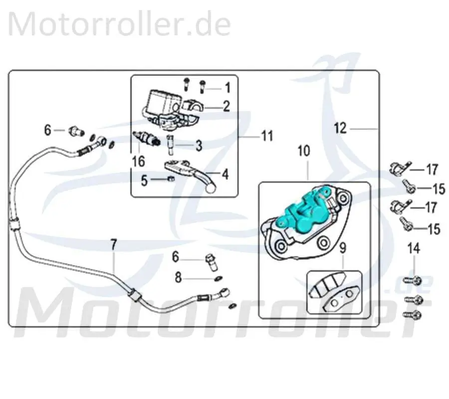 Direkt Vom Hersteller Kreidler Insignio 125 2.0 Bundmutter M6 125ccm 4Takt 750420 Sechskantmutter Flanschmutter Sechskant-Mutter Flansch-Mutter Bund-Mutter