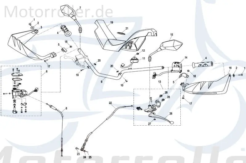 SMC Bundmutter M6 CFMOTO CForce 450 ONE EPS Quad B04170600055 Sechskantmutter Flanschmutter Sechskant-Mutter Flansch-Mutter Bund-Mutter Geprüft