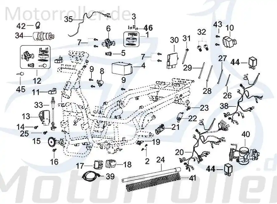 SMC Steuergerät Kreidler Insignio 125 2.0 Regler 96C00T740000 Spannungsregler 125ccm-4Takt Scooter Insignio 125 DD Moped Ersatzteil Top-Preis