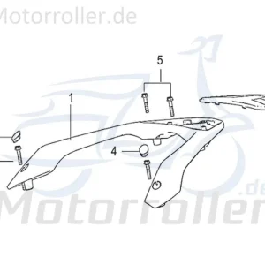 Abdeckkappe links (Gepäckträger) Motorroller 750464 Nur Heute