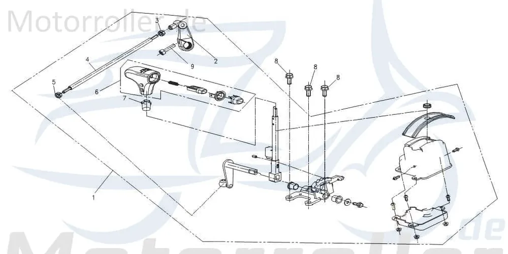 SMC Bundmutter M6 CFMOTO UForce 550 DLX EU167 B04160600065 Sechskantmutter Flanschmutter Sechskant-Mutter Flansch-Mutter Bund-Mutter Neue Kollektion