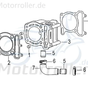 Sichere Zahlung Kreidler Insignio 250 DD 2.0 Zylinderfussdichtung 750540 Fussdichtung Zylinderdichtung Motorroller Scooter Original Ersatzteil