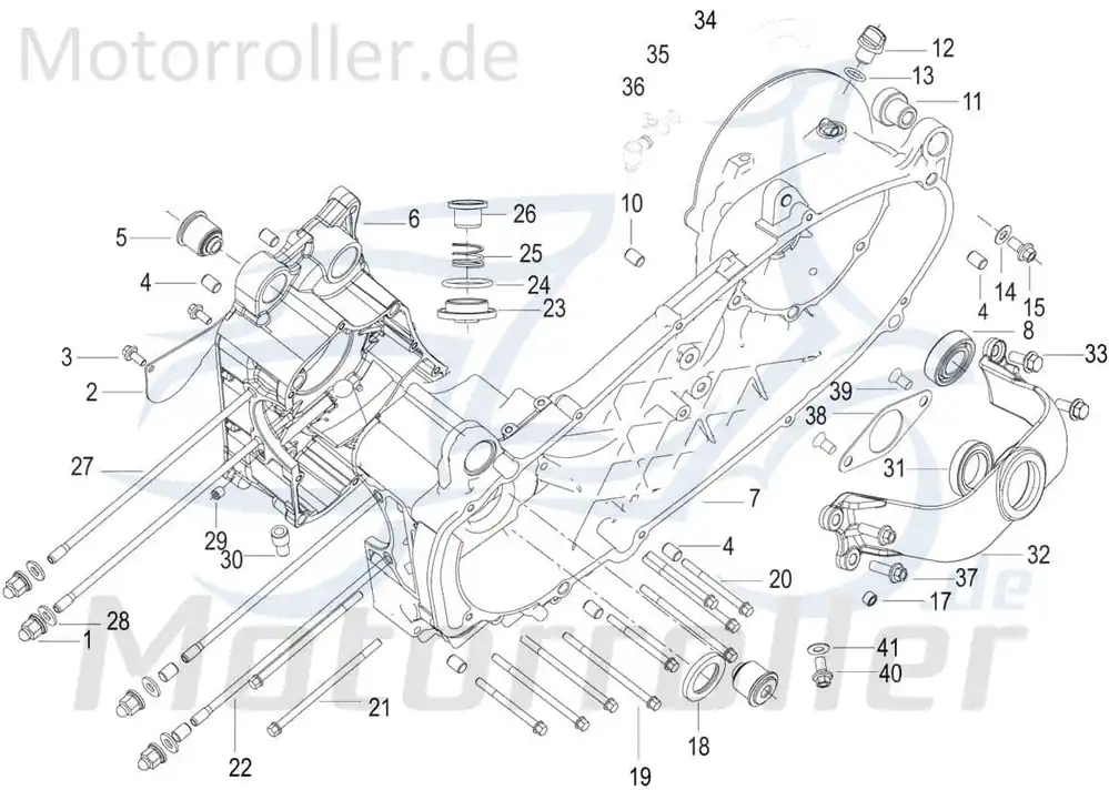 Markenprodukt Kreidler Insignio 250 DD Stehbolzen 250ccm 4Takt 159115000000 M8x260mm Gewindestange Gewinde-Stange Gewindebolzen Stiftschraube Scooter