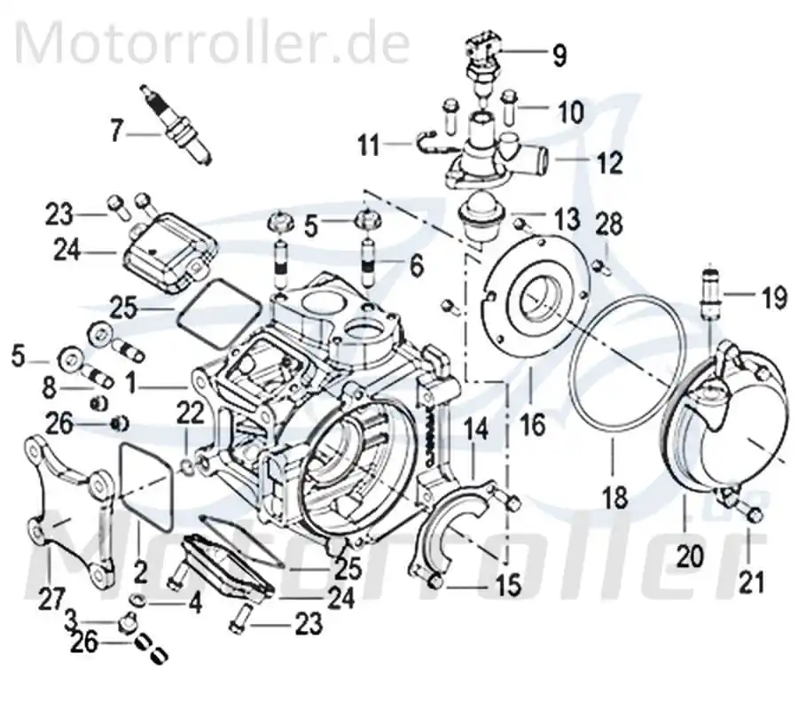 Neu Jonway Insignio 250 DD Unterlegscheibe 250ccm 4Takt 750550 Distanzhalter U-Scheibe Washer Beilagscheibe Ausgleichsscheibe Scooter