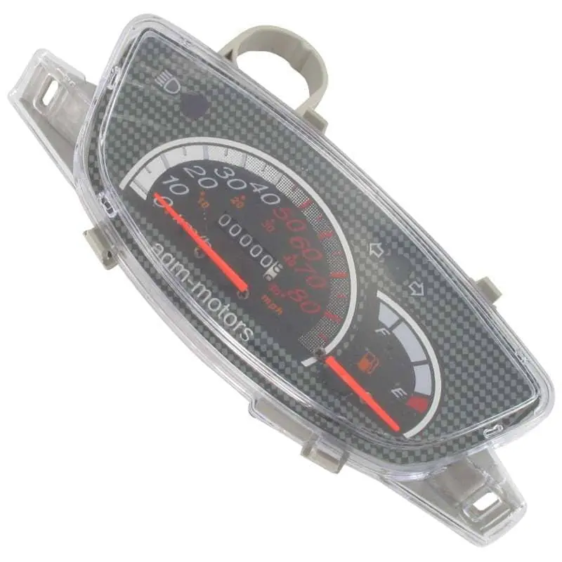 Billig Rex RS400 Tachometer Geschwindigkeitsmesser Tacho Geschwindigkeitsanzeige 50ccm 4Takt 139QMB JSD50QT-13 50cc 4T 139QMA