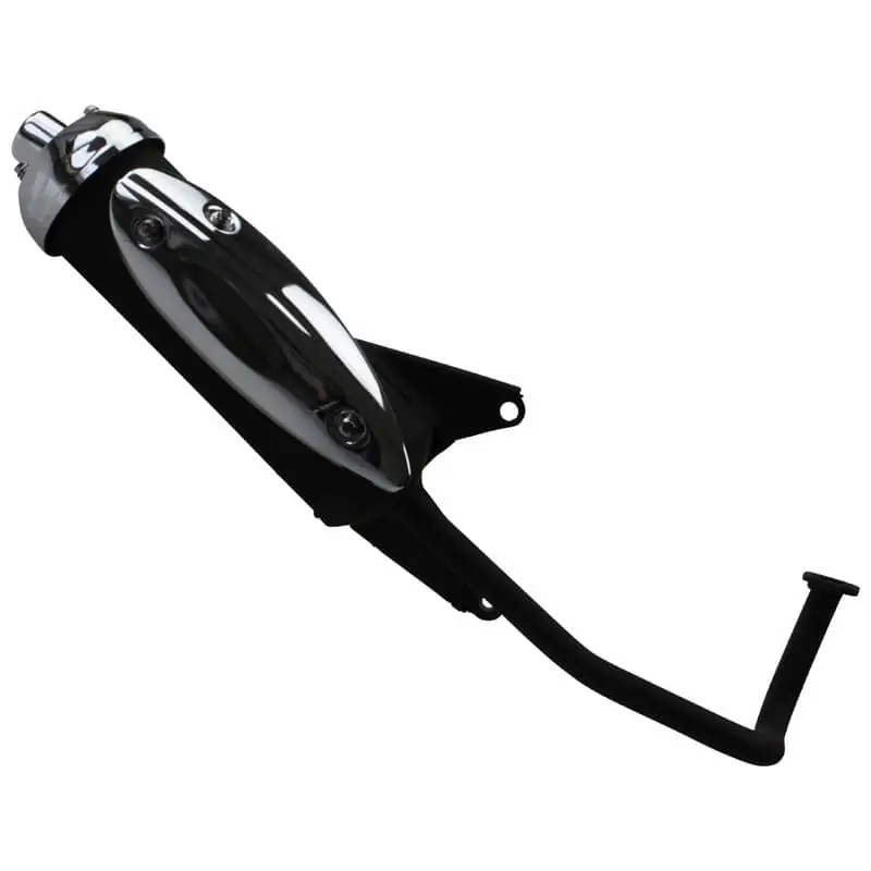 Top-Seller SYM Symply 50 Auspuffanlage 50ccm 4Takt Auspuff Roller Endschalldämpfer Sanyang Motors 50cc 4T Endtopf Schalldämpfer