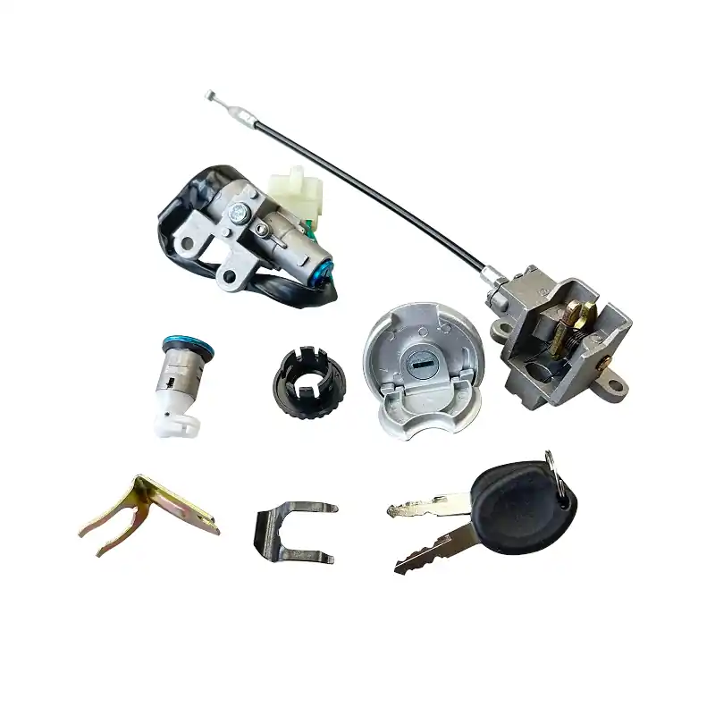 Rex RS460 Schlosskit Tankverschluss 50ccm 4Takt Zündschloss Tank-Verschluss 139QMB JSD50QT-13 50cc 4T 139QMA Tank-Deckel Sichere Zahlung