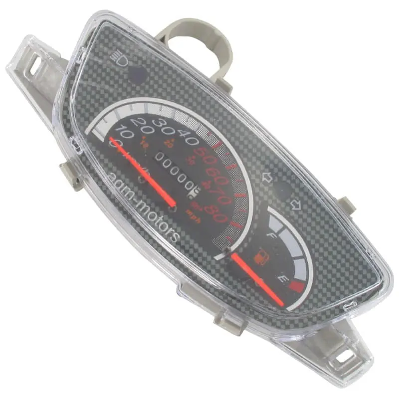 Rex RS460 Kilometerzähler Geschwindigkeitsmesser Geschwindigkeitsanzeige Tacho Tachometer 50ccm 4Takt 139QMB JSD50QT-13 50cc Top-Angebot
