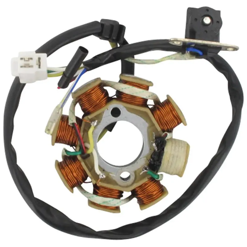 Rex RS1000 Zündgrundplatte 125ccm 4Takt Stator Roller Ankerplatte 152QMI YY125QT-28 125cc 4T GY6 Zündplatte Lichtmaschine Top-Seller