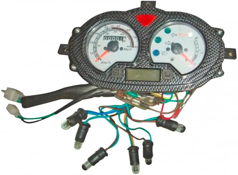 Rex Milano 125 Geschwindigkeits-Anzeige Tacho Roller Geschwindigkeitsmesser Tachometer 125ccm 4Takt 152QMI YY125QT-28 125cc Sichere Zahlung