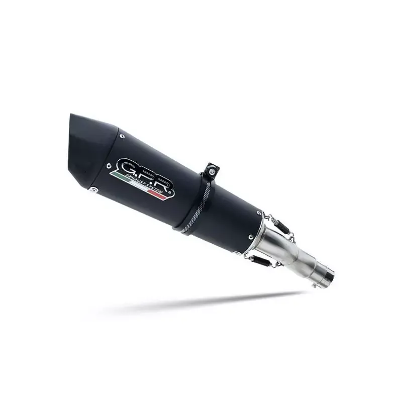 Versand Am Gleichen Tag GPR Exhaust New Grand Prix Evo Black Titanium Slip-on Auspuff passend für Honda CBR 500 R 2023-2024