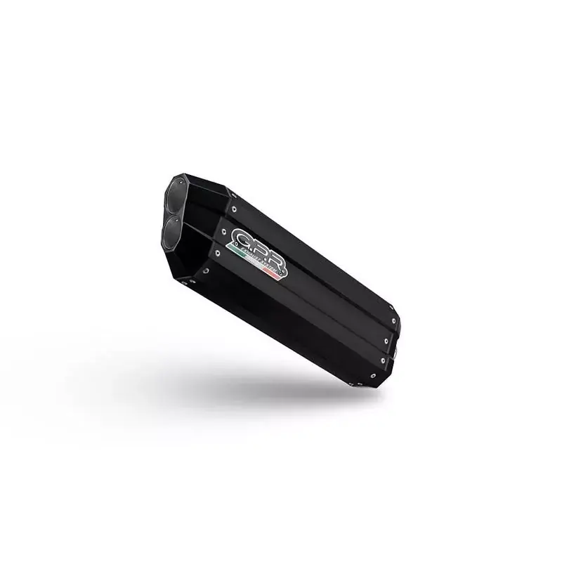 Abverkauf GPR Hyper Sonic Black Titan Slip-On passend für Honda CRF 1000 L Africa Twin Adventure Sport 2018–2020