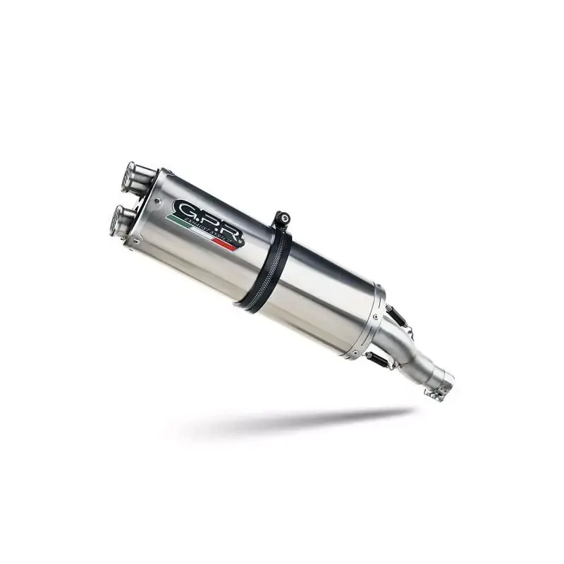 GPR Dual Inox Racing Slip-On Auspuff passend für Cf Moto 450 MT 2024-2025 Highlight