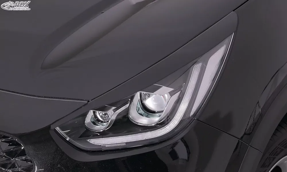 Must-Have RDX Scheinwerferblenden passend für KIA Niro & e-Niro & Niro Plus (DE) Böser Blick