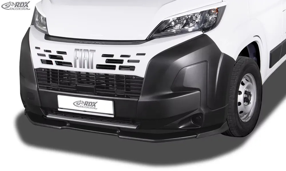 RDX VARIO-X Frontspoiler passend für FIAT Ducato, CITROEN Jumper, PEUGEOT Boxer, OPEL Movano, TOYOTA ProAce Max, IVECO eSuperJolly & RAM ProMaster (ab 2024) Schnäppchen
