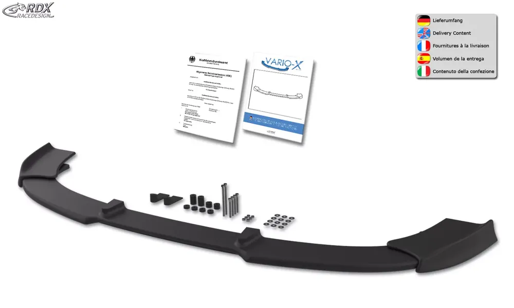RDX Frontspoiler VARIO-X passend für Ford Mondeo B4Y (2000-2003) Top-Angebot