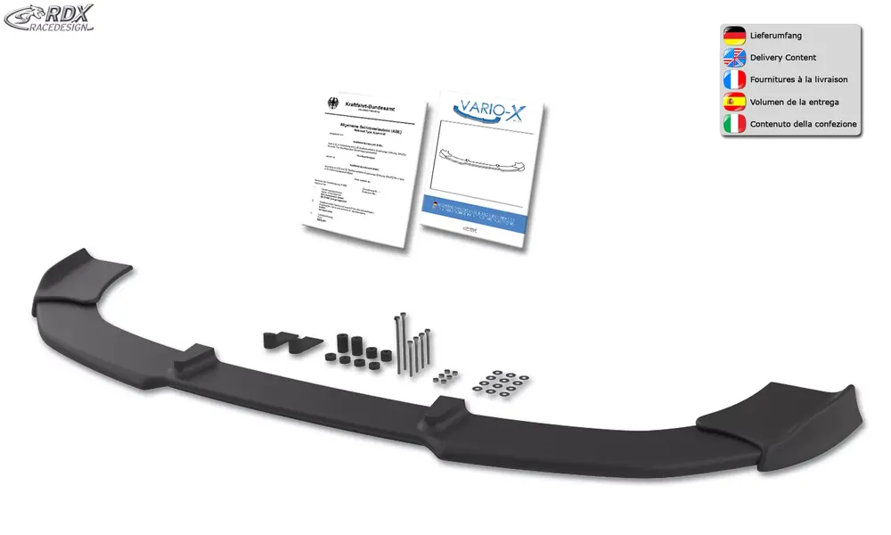 RDX VARIO-X Frontspoiler passend für Ford Focus 1 ab 2001 Sale