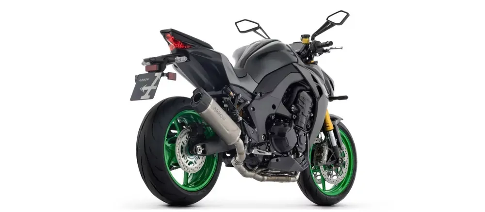 ARROW Indy Race EVO Aluminium Schwarz passend für Kawasaki Z 1100 Mega-Angebot