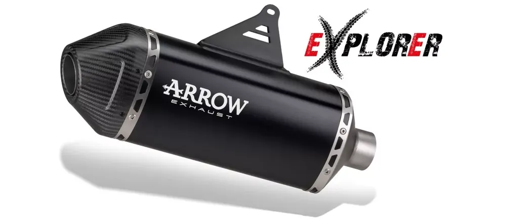 Neue Ware ARROW Explorer Endschalldämpfer passend für Suzuki V-STROM 800 DE-SE 23-25