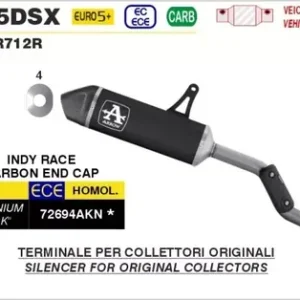 ARROW Indy Race Endschalldämpfer passend für Voge Valico 625DSX 2025 Meistverkauft