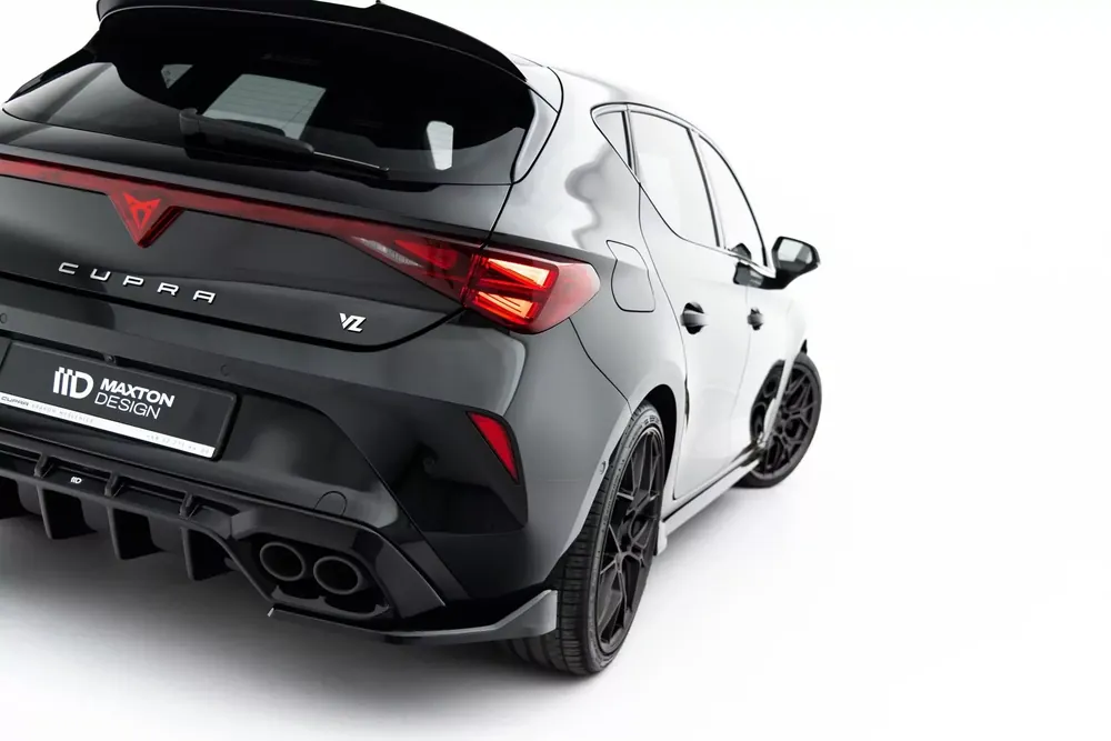 Heck Ansatz Flaps Diffusor V.1 passend für Cupra Leon Hatchback Mk1 Facelift Neu