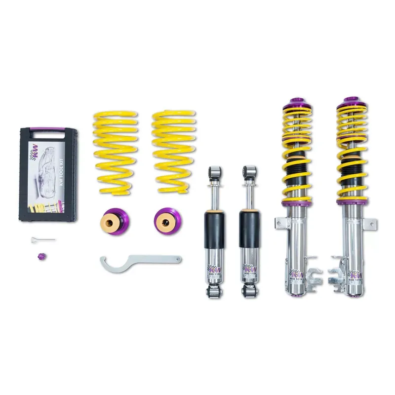 Super-Preis KW Gewindefahrwerk V3 inox passend für FORD KA (RU8) 10/2008-05/2016