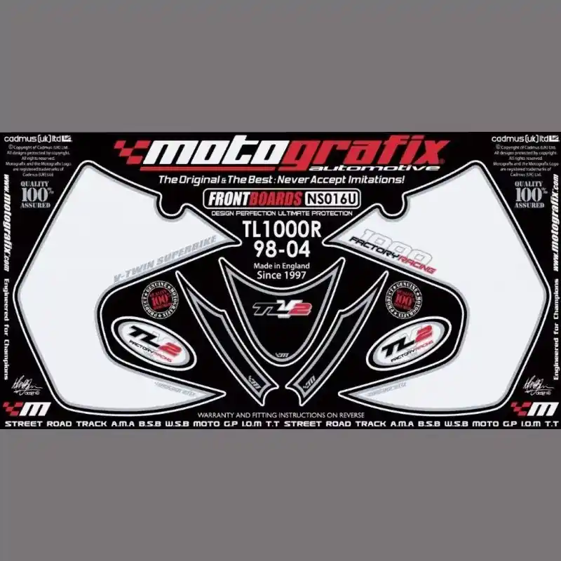 Zertifiziert Motografix Steinschlagschutz passend für Suzuki TL 1000 R NS016U