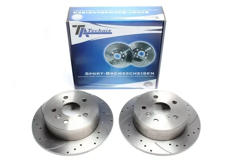 Top-Seller TA Technix Sport Bremsscheiben Satz Hinterachse passend für Toyota Camry XV3/XV4