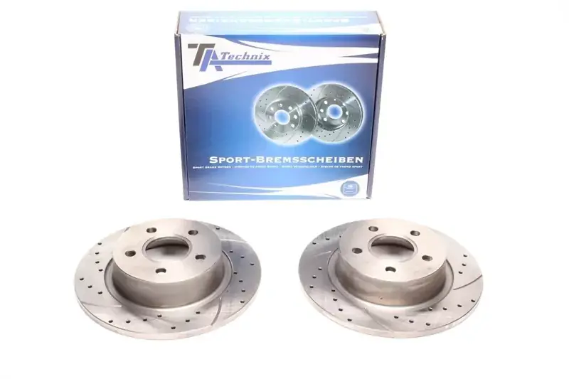 Solange Der Vorrat Reicht TA Technix Sport Bremsscheiben Satz Hinterachse passend für Ford Transit Connect / Tourneo Connect