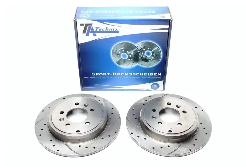 Nur Heute TA Technix Sport Bremsscheiben Satz Hinterachse passend für Peugeot 605