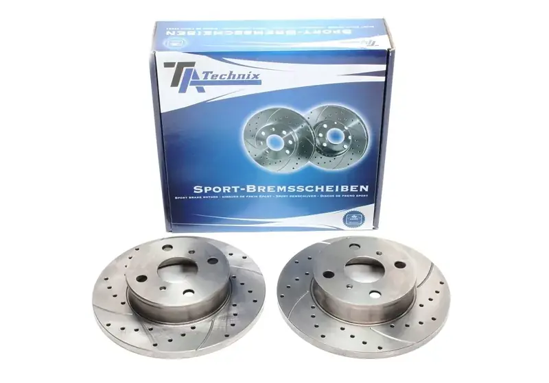 Preisknaller TA Technix Sport Bremsscheiben Satz Vorderachse passend für Toyota Corolla