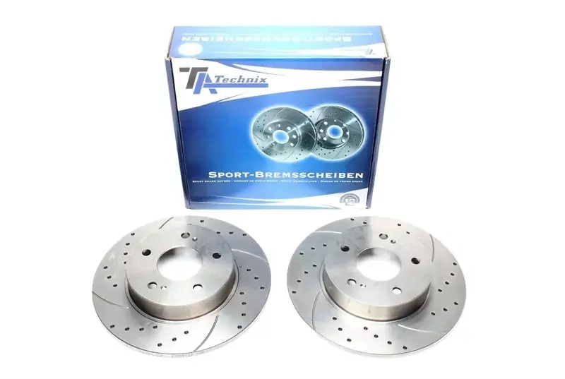 TA Technix Sport Bremsscheiben Satz Hinterachse passend für Infiniti I30 / Nissan Maxima QX Neue Kollektion