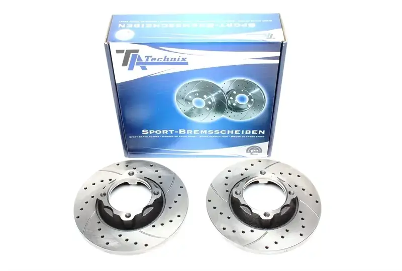 Bestseller TA Technix Sport Bremsscheiben Satz Vorderachse passend für Hyundai Pony / Mitsubishi Colt I / Lancer F II