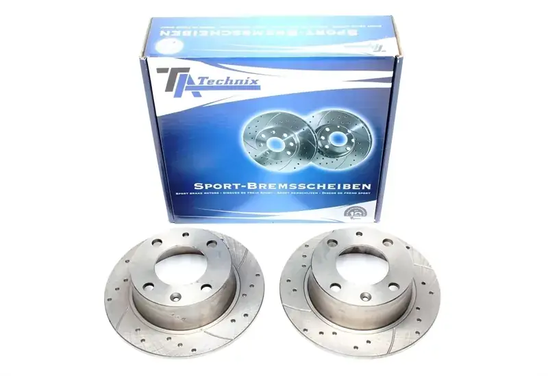 TA Technix Sport Bremsscheiben Satz Hinterachse passend für Citroën BX Highlight