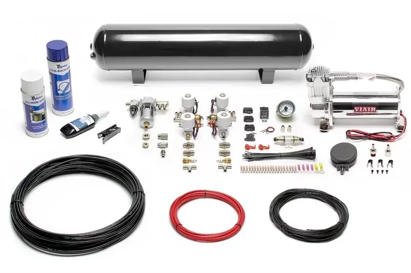 TA Technix Lufterzeugungskit 444er Viair Kompressor mit 19L schwarzem Tank und weißer Anzeige Top-Preis