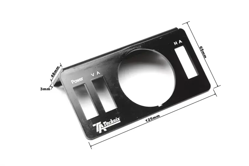 TA Technix / Viair Druckanzeigen Halter 90° abgewinkelt Aluminium Neu Im Sortiment