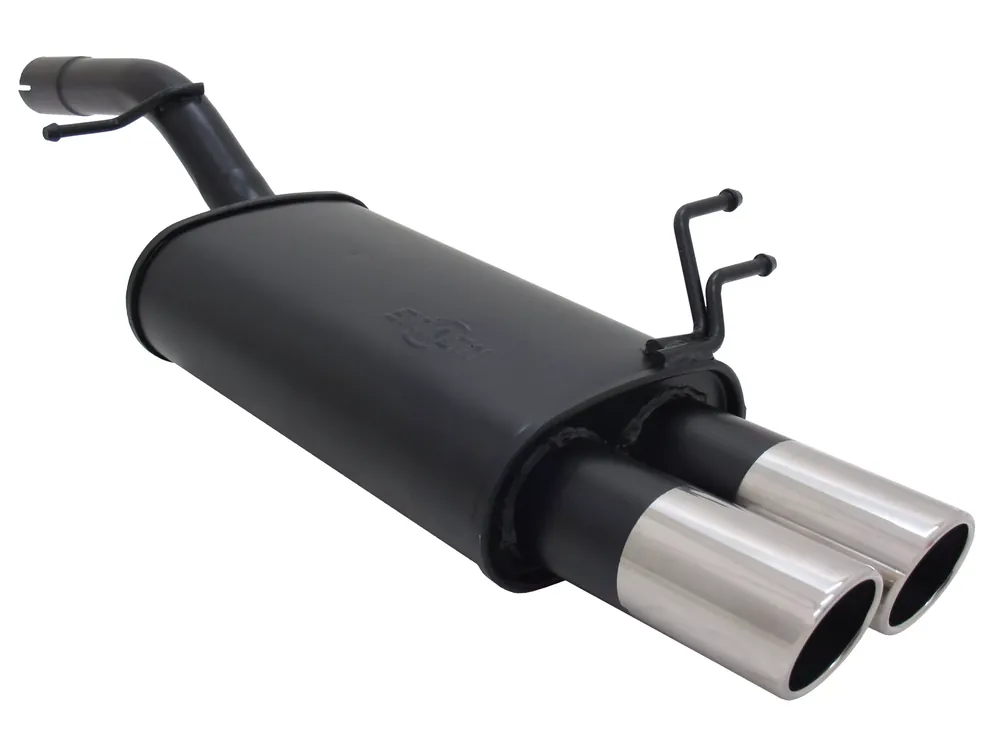Finale Aktion Novus Sportauspuff passend für Ford Fiesta MK6 JH / JD 2x76mm SR-Design