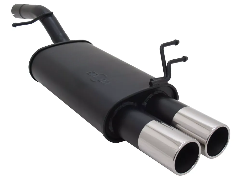Novus Sportauspuff passend für Ford Fiesta MK6 JH / JD 2x76mm Kracherpreis