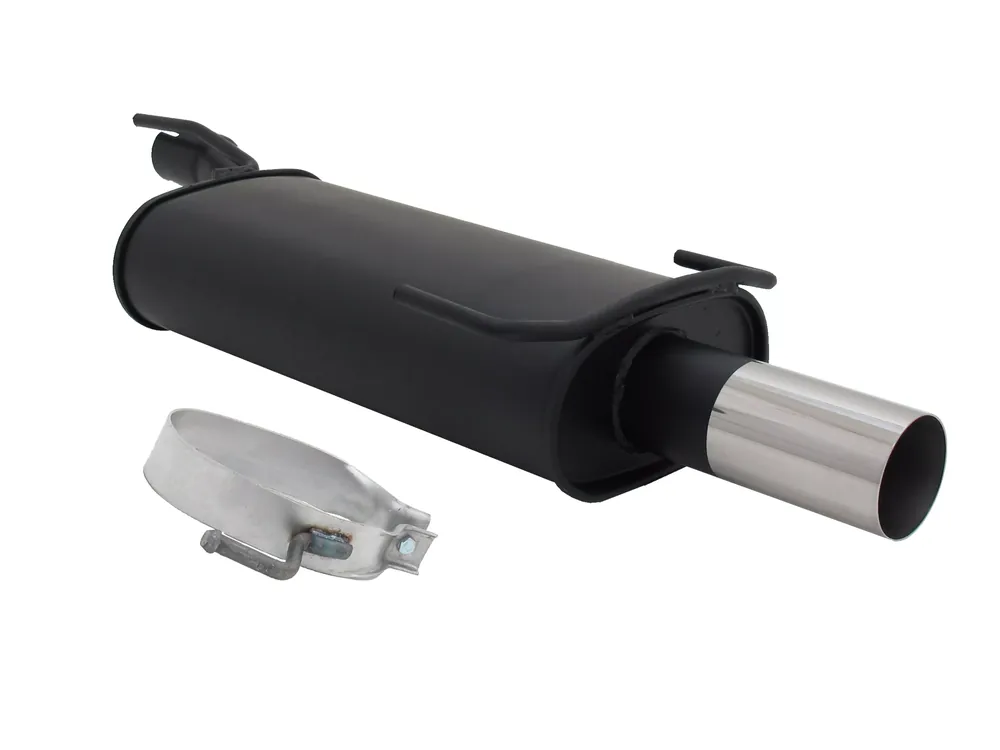 Novus Sportauspuff passend für Opel Astra F / Opel Kadett E 1x76mm RL-Design Nur Für Kurze Zeit