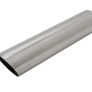 Auspuff Endrohr Edelstahl 1x76mm Scharf Schräg mit ABE Begrenztes Angebot