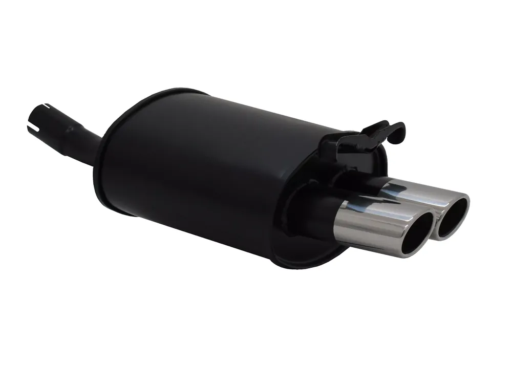 Novus Sportauspuff passend für Mercedes SLK R170 2x76mm SR-Design Finale Aktion