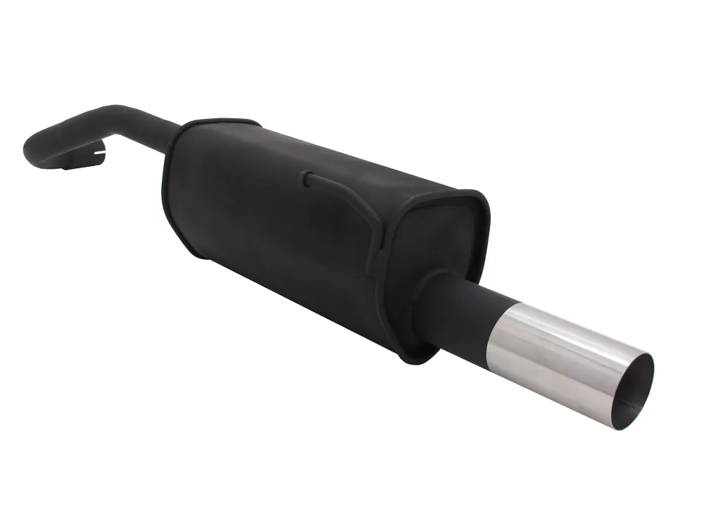 Ausverkauf Novus Sportauspuff passend für Seat Arosa / VW Lupo 1x76mm RL-Design