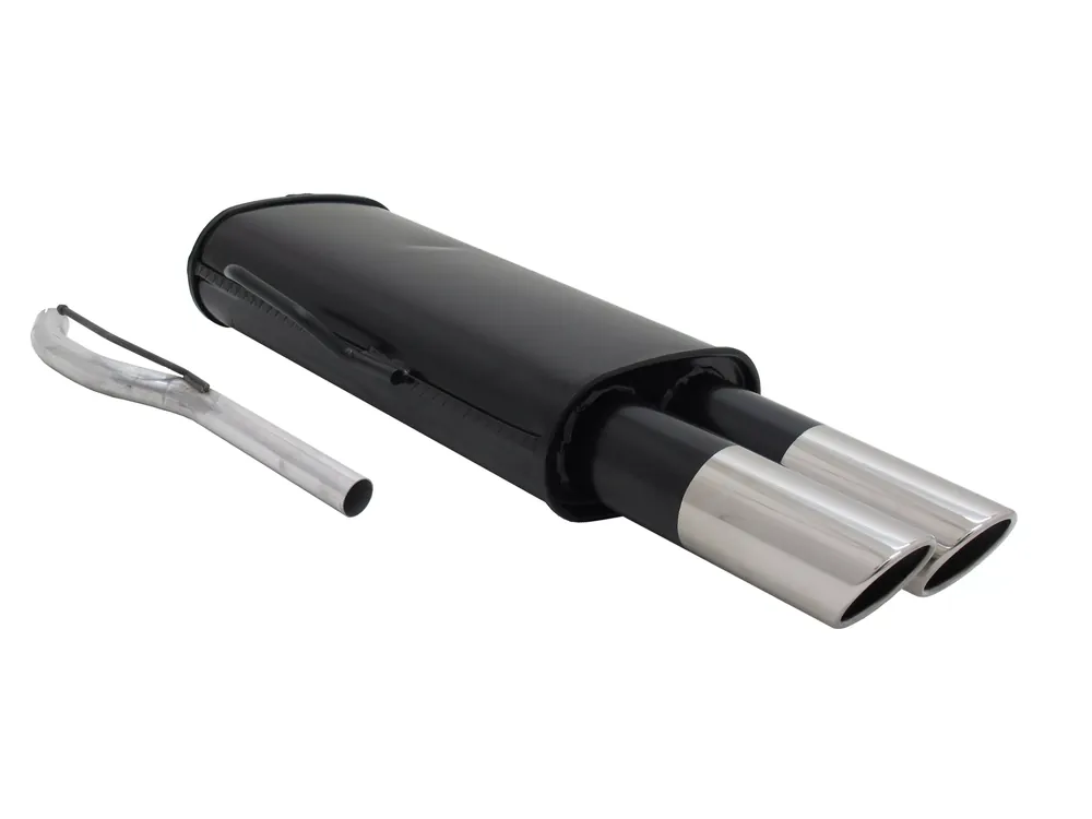 Novus Sportauspuff passend für VW Passat 35i 2x76mm SR-Design Neue Ware