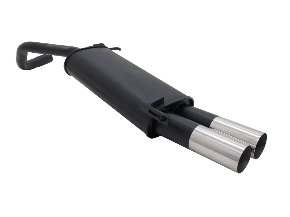 Heißes Angebot Novus Sportauspuff passend für VW Polo 9N / 9N3 2x76mm RL-Design