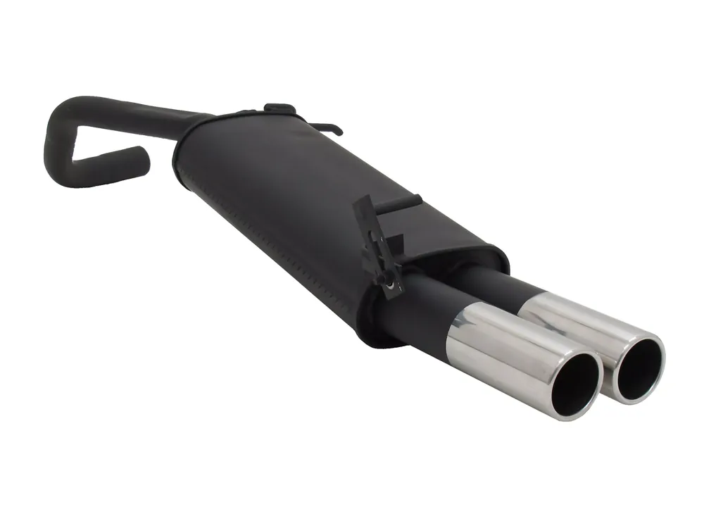 Sale Novus Sportauspuff passend für VW Polo 9N / 9N3 2x76mm