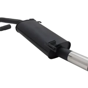 Zertifiziert Novus Sportauspuff passend für VW Polo 9N / 9N3 1x76mm RL-Design