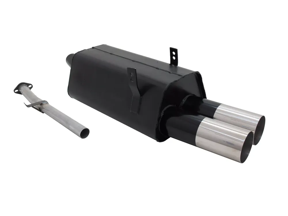 Novus Sportauspuff passend für BMW 3er E36 316 / 318 2x90mm RL-Design Direkt Vom Hersteller