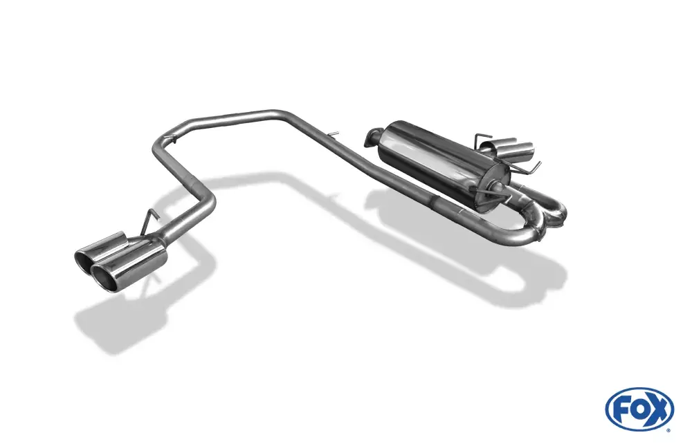 FOX Endschalldämpfer Sidepipe passend für Ford Ranger 4x4 Doppelkabine (2011–2016) Direktkauf